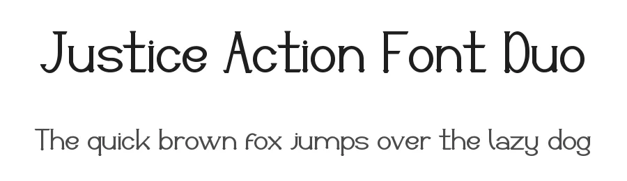 Justice Action Font Duo by edricstudio — Script Handwritten Font
