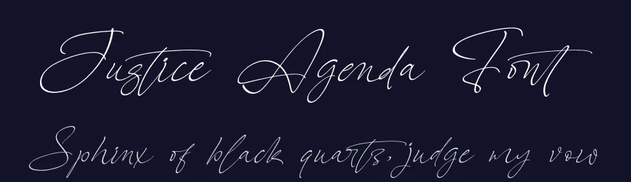 Justice Agenda Font by stylishtype.co — Script Handwritten Font — thumbnail 2