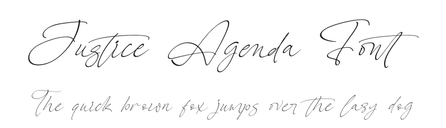 Justice Agenda Font by stylishtype.co — Script Handwritten Font