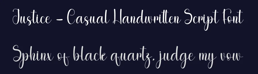 Justice – Casual Handwritten Script Font by andikastudio — Script Handwritten Font — thumbnail 2
