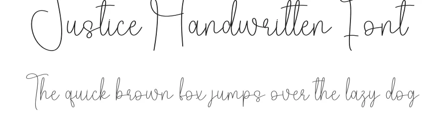 Justice Handwritten Font by andikastudio — Script Handwritten Font