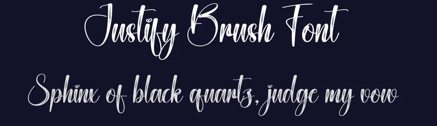 Justify Brush Font by creativeletter — Script Handwritten Font — thumbnail 2