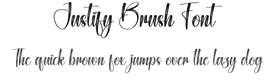 Justify Brush Font by creativeletter — Script Handwritten Font