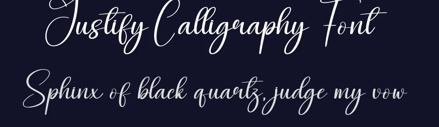 Justify Calligraphy Font by andikastudio — Script Handwritten Font — thumbnail 2