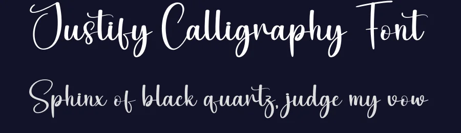 Justify Calligraphy Font by andikastudio — Script Handwritten Font — thumbnail 2