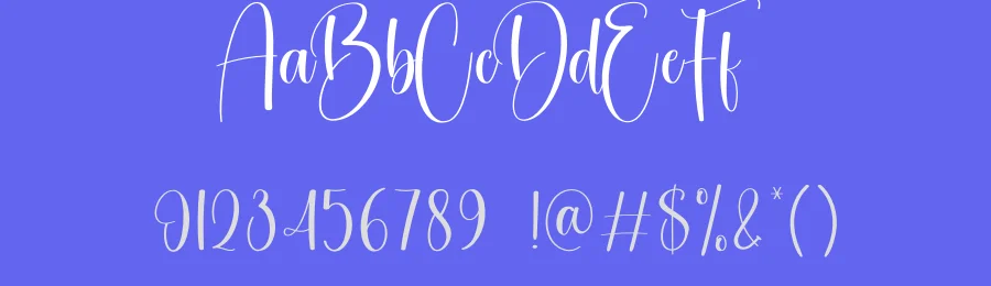 Justify Calligraphy Font by creativeletter — Script Handwritten Font — thumbnail 3