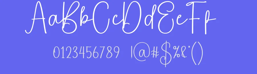 Justify Handwritten Font by creativeletter — Script Handwritten Font — thumbnail 3