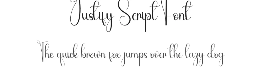 Justify Script Font by andikastudio — Script Handwritten Font