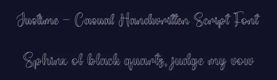 Justime – Casual Handwritten Script Font by andikastudio — Script Handwritten Font — thumbnail 2