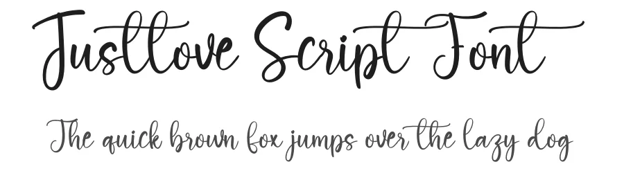 Justlove Script Font by creativeletter — Script Handwritten Font