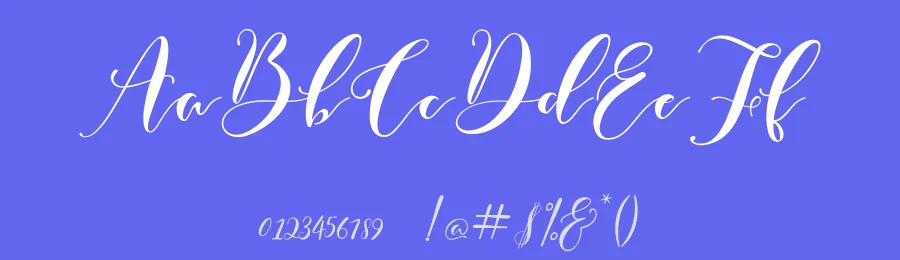 Justmine Script Font by 178-MC — Script Handwritten Font — thumbnail 3