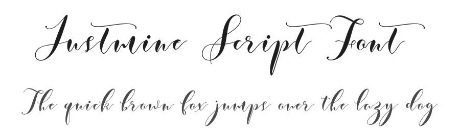 Justmine Script Font by 178-MC β Script Handwritten Font