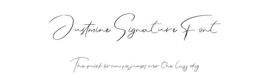 Justmine Signature Font by GlyphStyle — Script Handwritten Font
