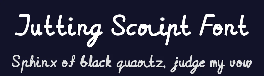 Jutting Script Font by Letternesia studio — Script Handwritten Font — thumbnail 2