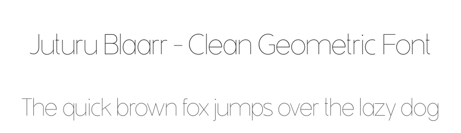 Juturu Blaarr – Clean Geometric Font by Casloop Studio — Decorative Font