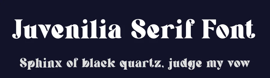 Juvenilia Serif Font by UICreative — Serif Font — thumbnail 2