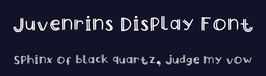 Juvenrins Display Font by rinaeml — Script Handwritten Font — thumbnail 2