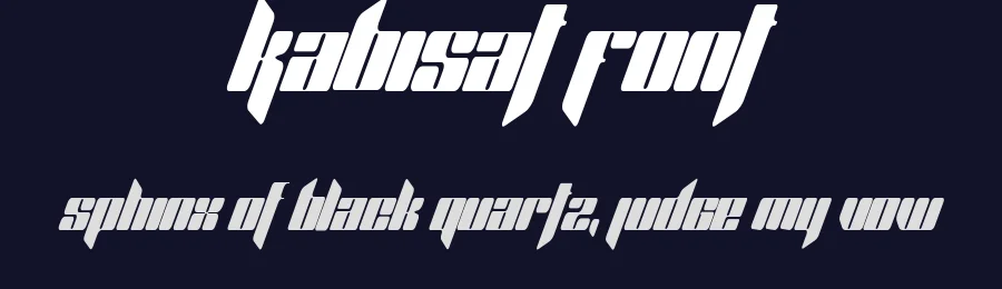 Kabisat Font by Mofr 24 — Display Font — thumbnail 2