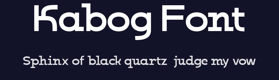 Kabog Font by Enxyclo Studio — Display Font — thumbnail 2