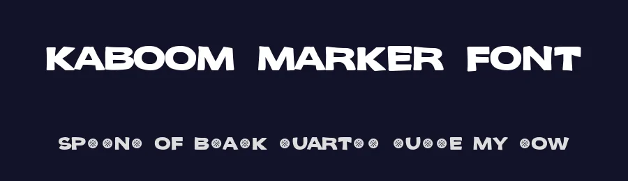 Kaboom Marker Font by Out Of Step Font Company — Display Font — thumbnail 2