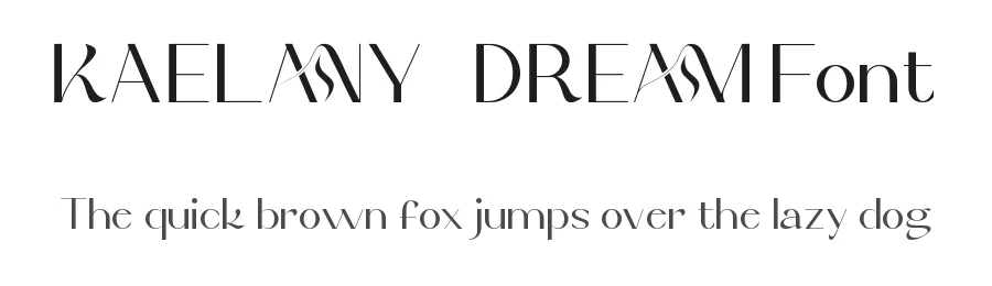 Kaelany Dream Font by VinType — Display Font