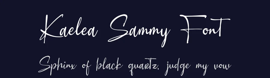 Kaelea Sammy Font by Denustudios — Script Handwritten Font — thumbnail 2