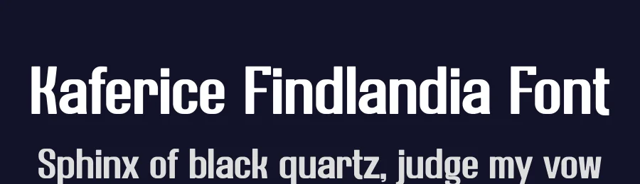 Kaferice Findlandia Font by SlideShoot — Sans Serif Font — thumbnail 2