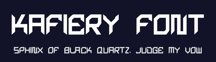 Kafiery Font by hayoyuka8 — Display Font — thumbnail 2
