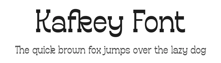 Kafkey Font by Kulokale — Slab Serif Font