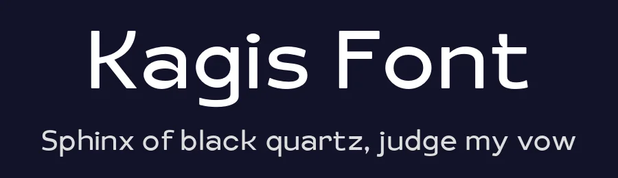 Kagis Font by Rhwork id — Sans Serif Font — thumbnail 2
