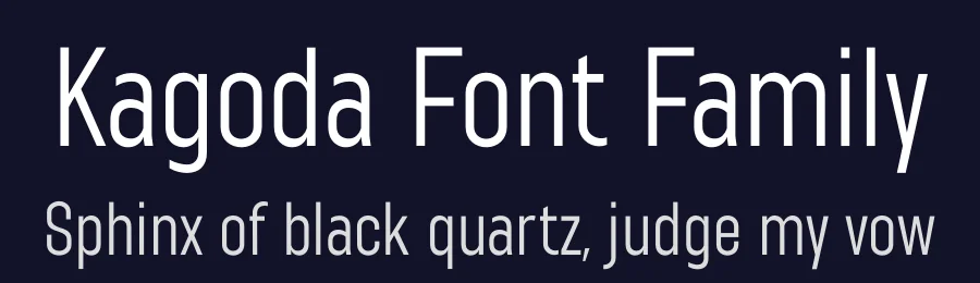 Kagoda Font Family by Sronstudio — Sans Serif Font — thumbnail 2
