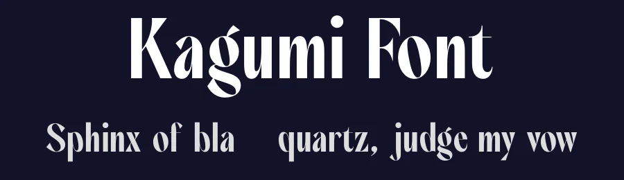 Kagumi Font by Second Son Radiance — Sans Serif Font — thumbnail 2