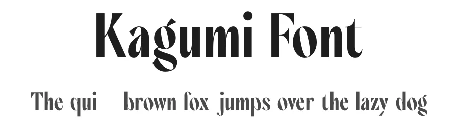 Kagumi Font by Second Son Radiance — Sans Serif Font