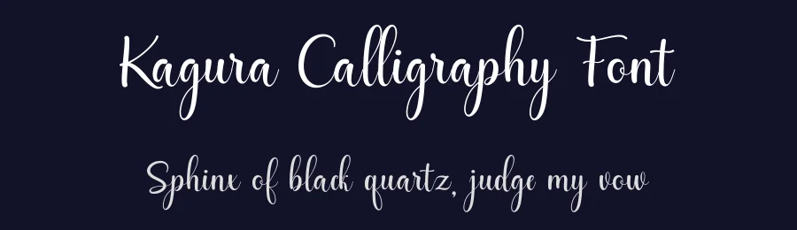 Kagura Calligraphy Font by Basnistudio — Script Handwritten Font — thumbnail 2