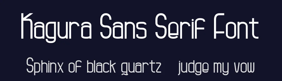 Kagura Sans Serif Font by Ef_Studio — Sans Serif Font — thumbnail 2