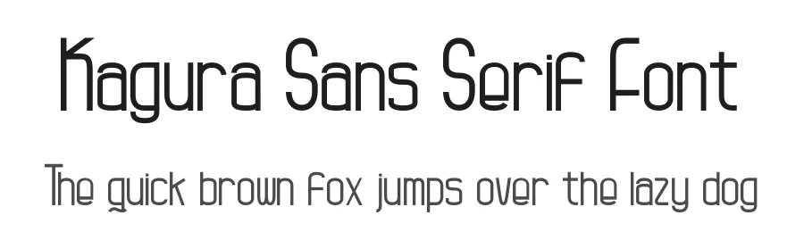 Kagura Sans Serif Font by Ef_Studio — Sans Serif Font