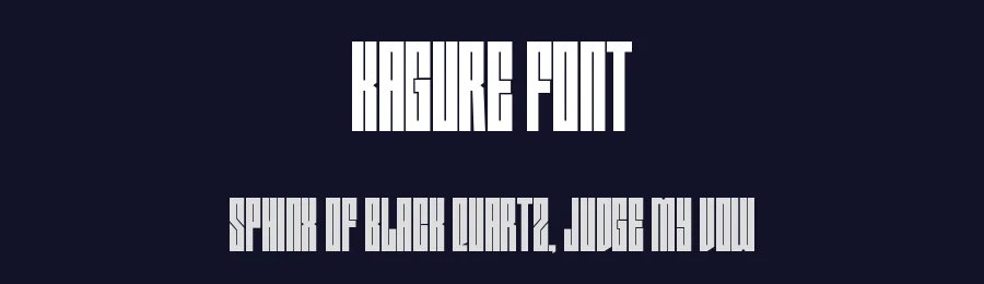 Kagure Font by Funtype — Decorative Font — thumbnail 2
