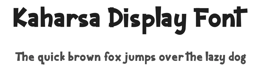 Kaharsa Display Font by Rantautype — Display Font