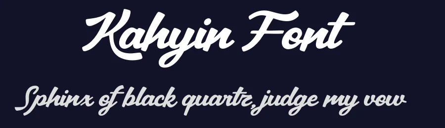 Kahyin Font by MaikoHatta — Script Handwritten Font — thumbnail 2