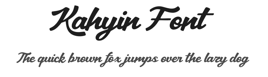 Kahyin Font by MaikoHatta — Script Handwritten Font