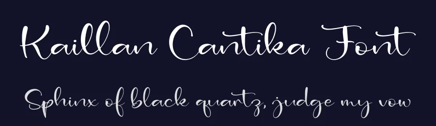 Kaillan Cantika Font by letterfabric — Script Handwritten Font — thumbnail 2
