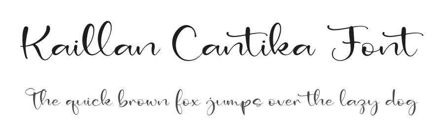 Kaillan Cantika Font by letterfabric — Script Handwritten Font