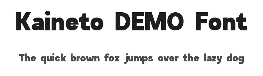 Kaineto DEMO Font by Ragamkata — Display Font