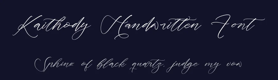 Kaithody Handwritten Font by Operatype.Co — Script Handwritten Font — thumbnail 2
