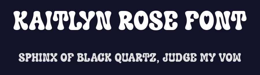 Kaitlyn Rose Font by Dantype — Display Font — thumbnail 2