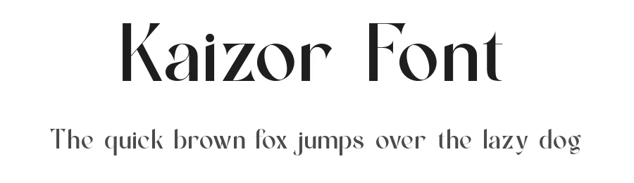 Kaizor Font by ErmediaStudio — Decorative Font