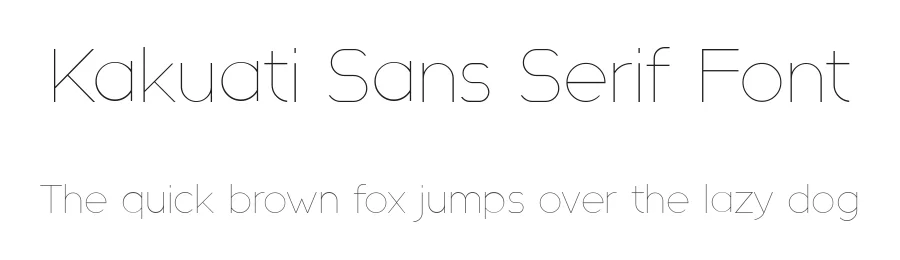 Kakuati Sans Serif Font by singpentinkhappy — Sans Serif Font