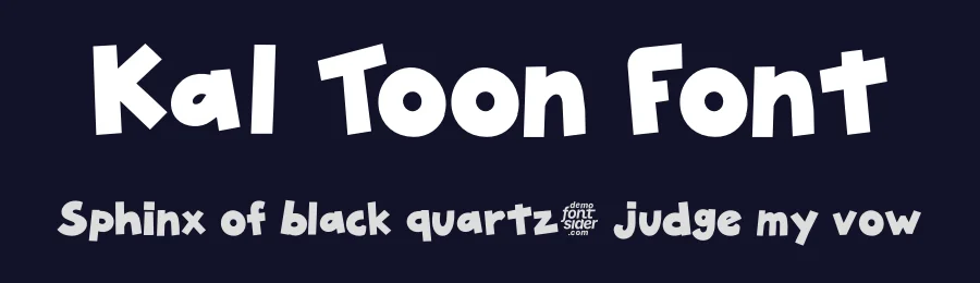 Kal Toon Font by fontsider — Display Font — thumbnail 2