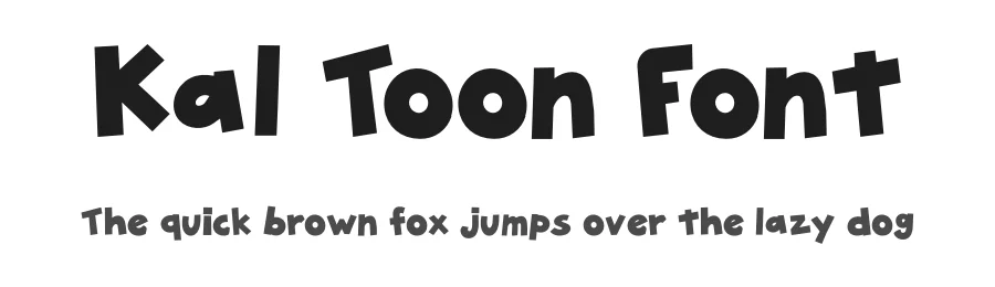 Kal Toon Font by fontsider — Display Font