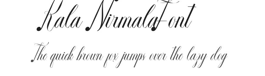 Kala Nirmala Font by edricstudio — Script Handwritten Font